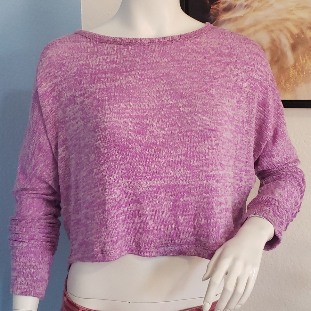 Crop Sweater Top Size M